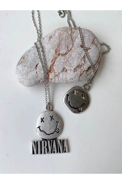 Nirvana Kolye Rock 2li Bff Best Friends Zincir Kolye Pytkznbfkl15 ürün görseli 1