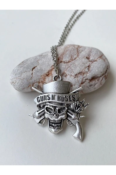 Guns'n Roses Rock Metal Grup Zincir Kolye Pytkznkly15 ürün görseli 1