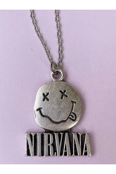 Nirvana Kolye Rock Metal Grup Zincir Kolye Pytkznkly34 - Resim 4