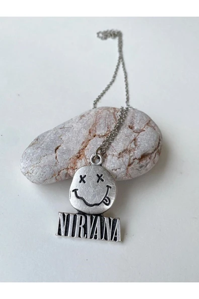Nirvana Kolye Rock Metal Grup Zincir Kolye Pytkznkly34 ürün görseli 1