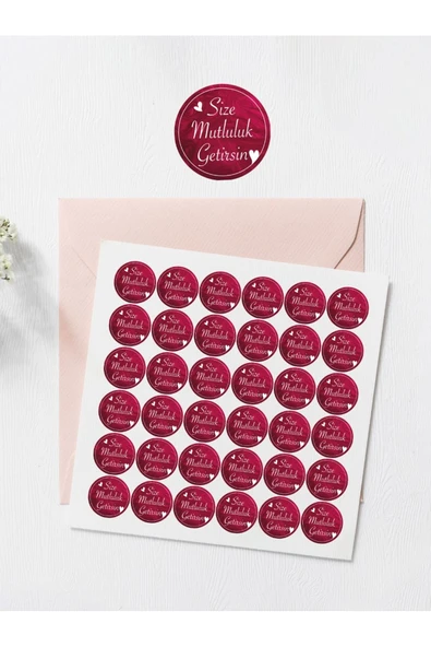 Desenli Thank You Teşekkür Stickers Paketleme Kargo Çıkartma PYTKSTK113 ürün görseli 1
