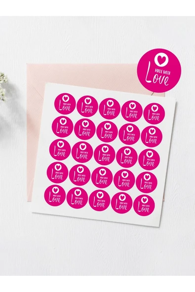 Desenli Thank You Teşekkür Stickers Paketleme Kargo Çıkartma PYTKSTK112 ürün görseli 1