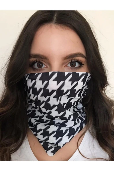 Renkli Desenli Bandana Buff Maske Pytkbb00370 ürün görseli 1