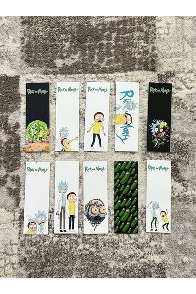 Rick 10 Adet Kitap Ayraç Seti PYTKAYRAC150 ürün görseli 1