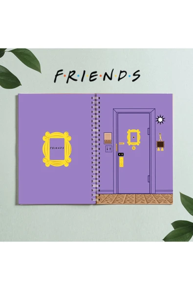 Friends Central Park Dizi Tasarım Spiralli A5 96 Yaprak Çizgisiz Defter Pytk0dt0274 ürün görseli 1