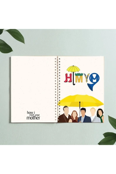 How I Met Your Mother Defter Tasarım Spiralli A5 96 Yaprak Çizgisiz Pytkdt292 ürün görseli 1