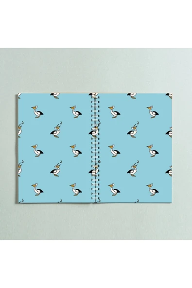 Pelikan Tasarım Spiralli A5 96 Yaprak Çizgisiz Defter Pytkdt0216 ürün görseli 1