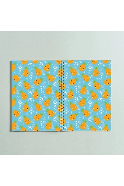 Ananas Spiralli A5 96 Yaprak Çizgisiz Defter Pytkdt0247 ürün görseli 1