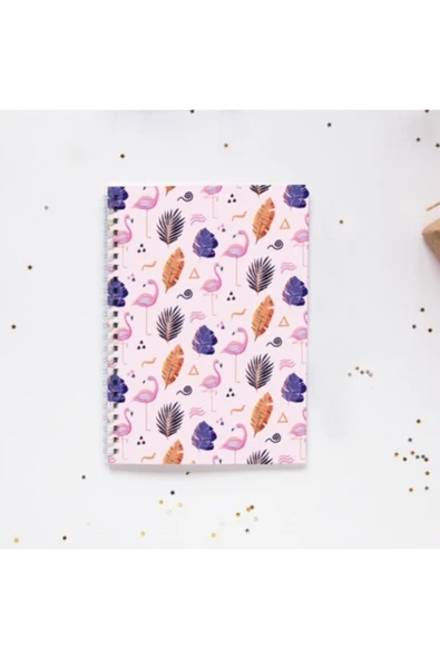 Flamingo Yaprak A5 Spiral Telli 96 Yaprak Çizgisiz Defter Pytkdt058 ürün görseli 1