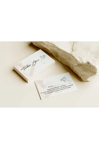 50 Adet Çift Yön Kargo Paketleme Teşekkür Kartı Thank You Cart PYTKTSKK52 ürün görseli 1
