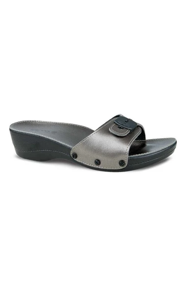 Ceyo Minelli Topuklu Comfort Platin Kadın Terlik ürün görseli 1