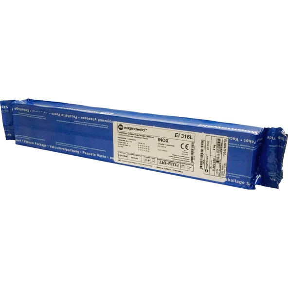 Magmaweld EI 316 2,5 x 250 Paslanmaz Krom Elektrod 80 Adet ürün görseli 1
