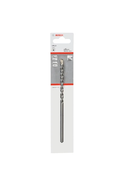Bosch CYL-3 Beton Matkap Ucu 6*150mm ürün görseli 1