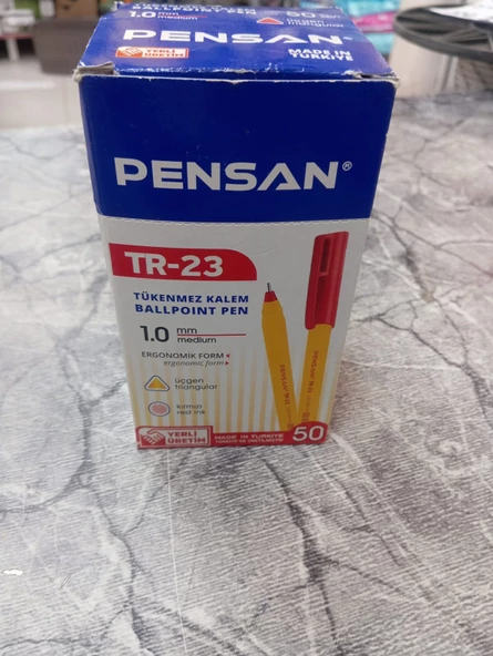 KIRMIZI TÜKENMEZ KALEM ürün görseli 1