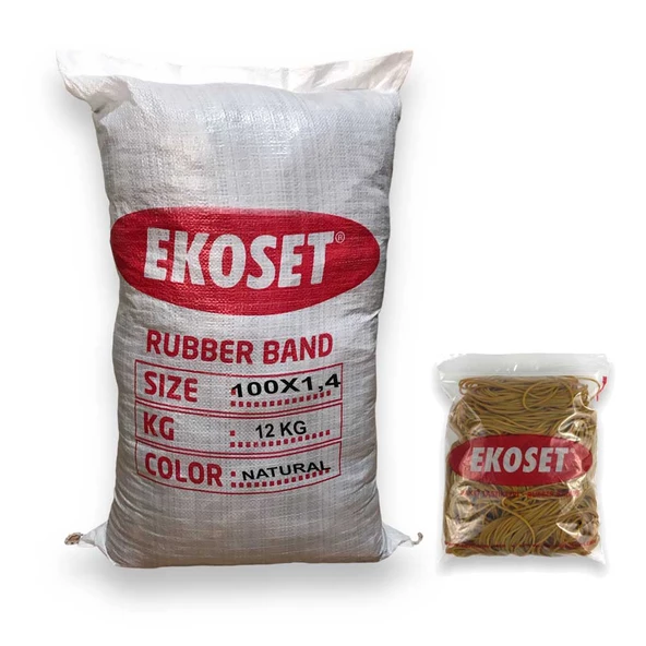 Büyük Boy İnce Paket Lastiği 100mm 12KG ürün görseli 1