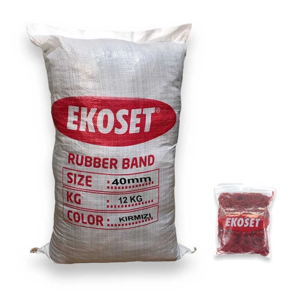 Toptan Kırmızı Maydonoz Lastiği 40mm 12 Kg ürün görseli 1