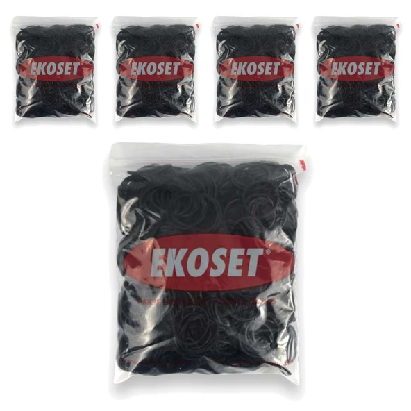 Siyah Toka Lastiği 500 Gr 5'li Paket ürün görseli 1