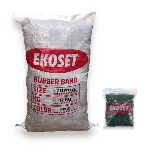 Toptan Yeşil Para Lastiği 12 Kg ürün görseli 1