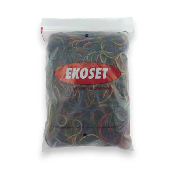 500 Adet Renkli Para Lastiği Karışık 4 Renk 70mm ürün görseli 1