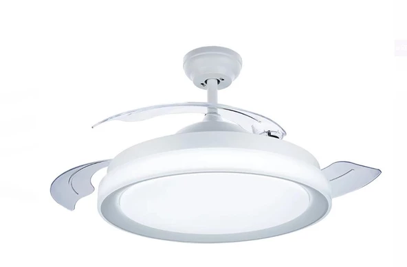 Philips Bliss Tavan Vantilatörü Açılır/Kapanır Kanatlı, Kumandalı, Sarı/Beyaz Işık ürün görseli 1