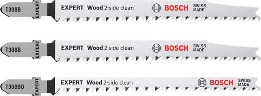 Bosch EXPERT Dekupaj Bıçağı ExCleanfWood Set 3'lü (2xT308B, 1xT308BO) ürün görseli 1