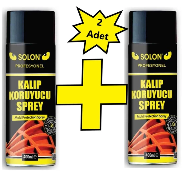 Profesyonel 2 Adet Kalıp Koruyucu Silikon Sprey 400 Ml. ürün görseli 1