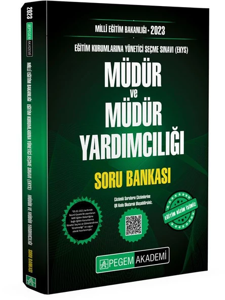 2024 EKYS Müdür Ve Müdür Yardımcılığı Soru Bankası Pegem Yayınları ürün görseli 1