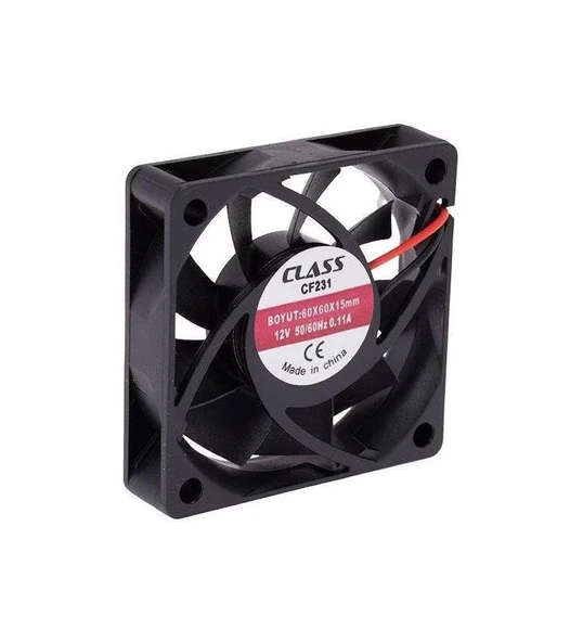 Class CF 231 60x60x15mm DC 12 Volt Fan ürün görseli 1