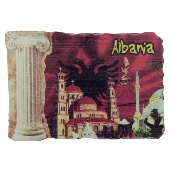 Arnavutluk Temalı Sütun Magnet ürün görseli 1