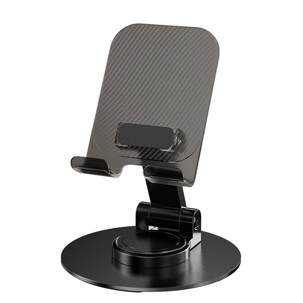 MS-14 Taşınabilir Katlanabilir 360 Dönebilen Karbon Çelik Tasarımlı Telefon ve Tablet Standı ürün görseli 1