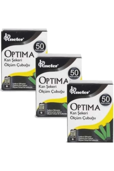 OPTİMA Seker Ölçüm Stribi (strip) 50 X 3 Kutu ürün görseli 1