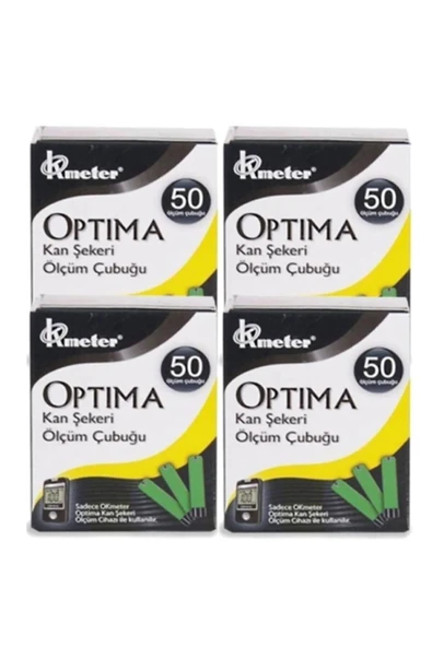 OPTİMA Şeker Ölcüm Strip (STRİBİ) 50' Li X4 Kutu ürün görseli 1