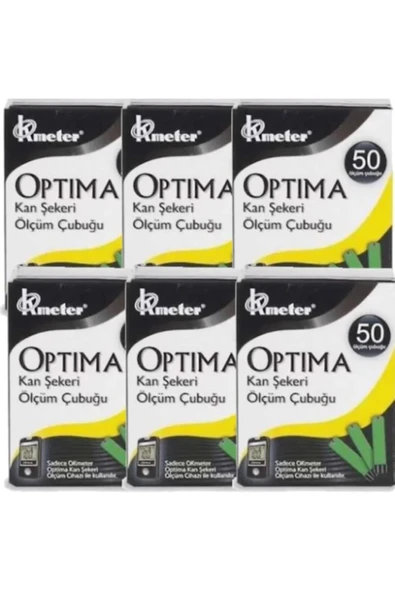 OPTİMA Seker Ölçüm Stribi 50Li X 6 Kutu ürün görseli 1