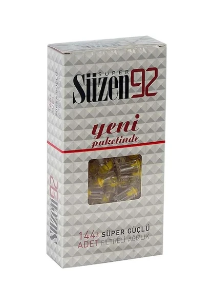 Süzen 92 Sigara Filtresi Ağızlık 144 Adet ürün görseli 1