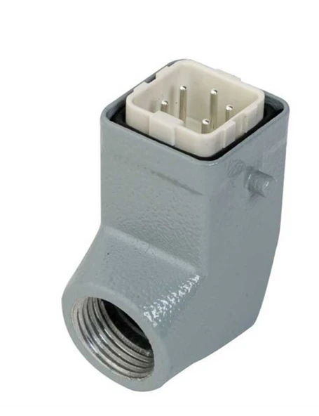Mete Enerji 403014 5X10A Eğik Fiş (Arka Girişli) (Rakorsuz) 250 V ürün görseli 1