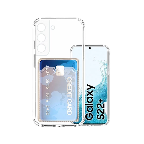 Gpack Samsung Galaxy S22 Plus 5G Kılıf 1 Adet Kartlıklı Silikon Kamera Korumalı ürün görseli 1