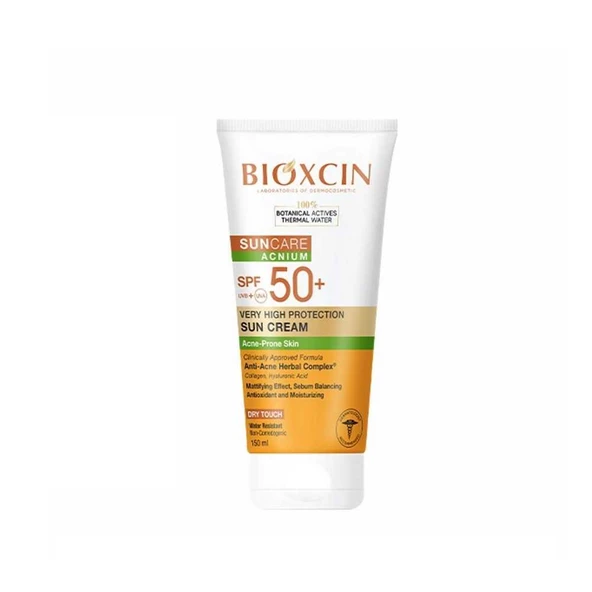 Bioxcin Sun Care Çok Yüksek Korumalı Akneye Eğilimli Ciltler İçin Güneş Kremi SPF50+ 150ml ürün görseli 1