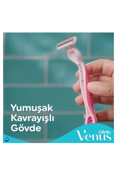 Gillette Venus Dragon Fruit Tıraş Bıçağı 3'Lü - Resim 5