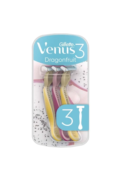 Gillette Venus Dragon Fruit Tıraş Bıçağı 3'Lü ürün görseli 1