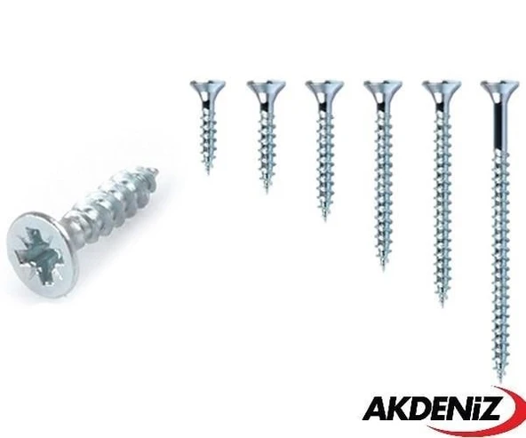 Akdeniz 5X40 Sunta Vidası 200 Adet ürün görseli 1