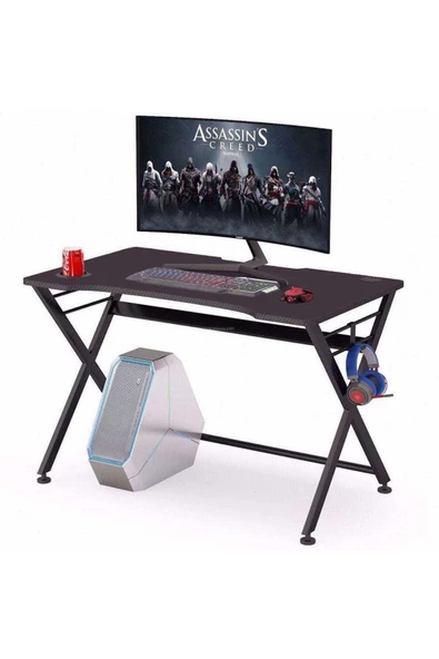 Zizuva Tasarım Askılıklı Oyuncu Masası&gamer Masa ürün görseli 1