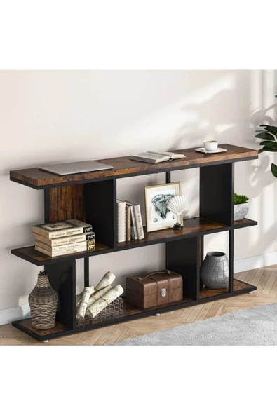 Zizuva Tasarım Raflı Modern Konsol Modeli - Resim 4