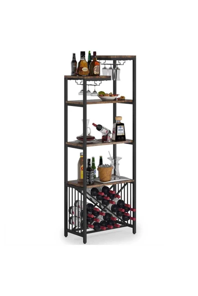 Zizuva Tasarım Raflı Bar Dolabı Modeli - Resim 6