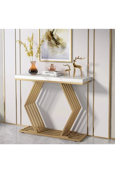 Zizuva Tasarım Gold Konsol - Resim 3