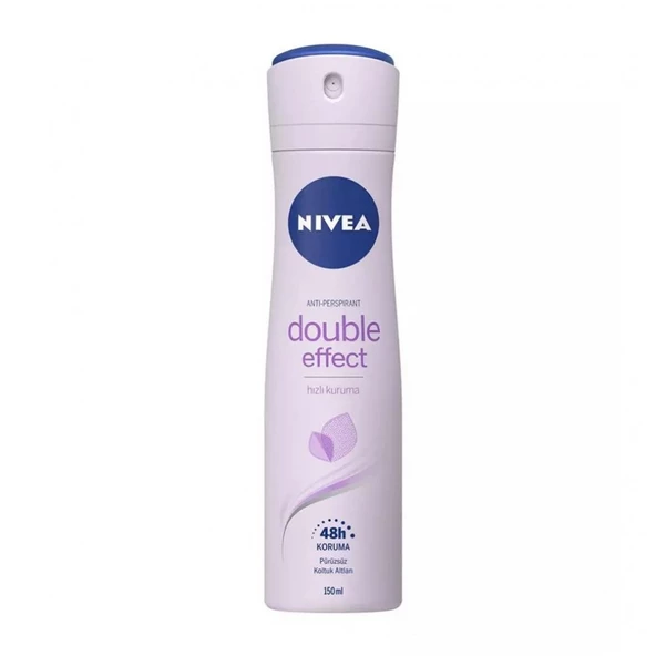 Nivea Women Deodorant Double Effect  150ml Kadın Deodorant ürün görseli 1