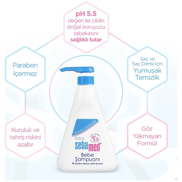 Sebamed Bebek Şampuanı 500 ml - Resim 2
