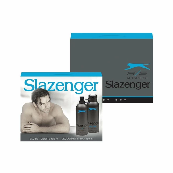 Slazenger Activesport Edt Erkek 125 ml + Deo 150 ml Set Mavi ürün görseli 1