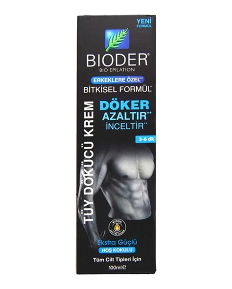 Bioder Erkekler İçin Tüy Dökücü Krem 100 ml ürün görseli 1