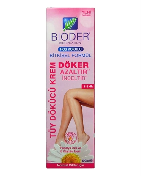 Bioder Normal Ciltler İçin Tüy Dökücü Krem 100 ml ürün görseli 1
