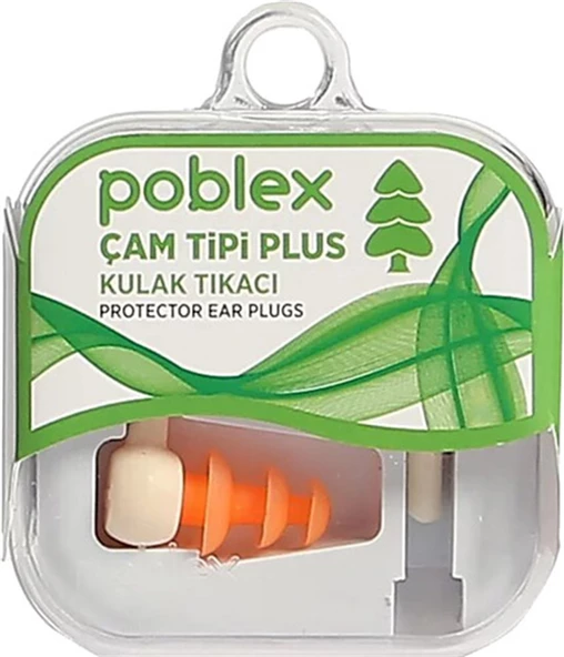 Poblex Çam Tipi Plus Kulak Tıkacı Medium ürün görseli 1